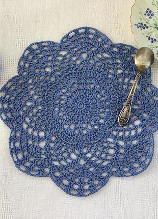 Салфетки handmade вязаные 2 шт ручная работа