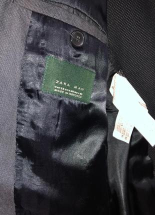 Шовковий піджак жакет зара zara man m5 фото