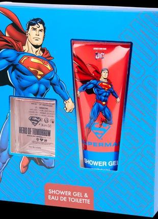 Подарунковий набір для дітей superman туалетна вода 50 мл + ге...