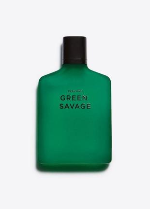 Туалетна вода zara green savage 100 мл