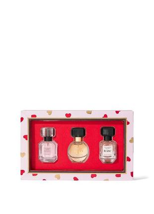 Подарунковий набір deluxe mini fragrance trio victoria's secret