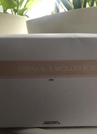 Набір туалетна вода zara oriental 90ml+ wonder rose 90ml2 фото