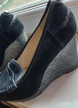 Michael kors оригинал замшевые туфли на танкетке бренд из сша1 фото