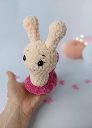 Равлик, в'язана іграшка равлик, подарунок, перша іграшка, плюшева іграшка