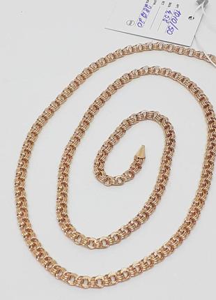 Золотий ланцюжок. золото 585 пр. плетіння бісмарк.4 фото