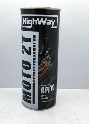 Олива моторна 2т semi-synthetic api тс (highway) 1л