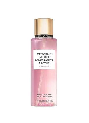 Парфюмированный спрей для тела victorias secret pomegranate &amp; lotus balance 250 мл1 фото