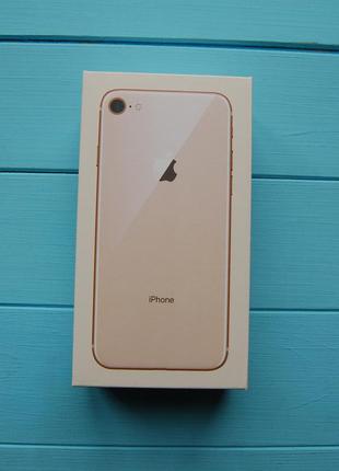 Коробка apple iphone 8 gold1 фото