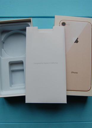 Коробка apple iphone 8 gold2 фото