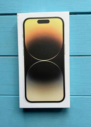 Коробка apple iphone 14 pro gold