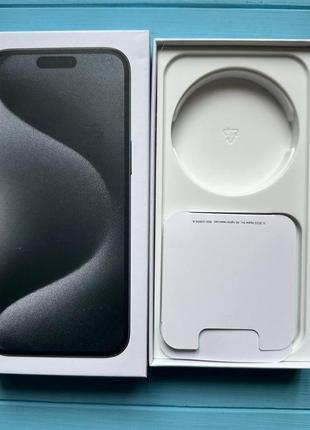 Коробка apple iphone 15 pro max black titanium