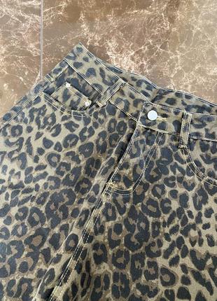 Леопардовые джинсы2 фото