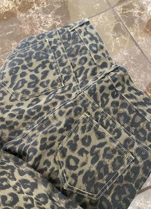 Леопардовые джинсы3 фото