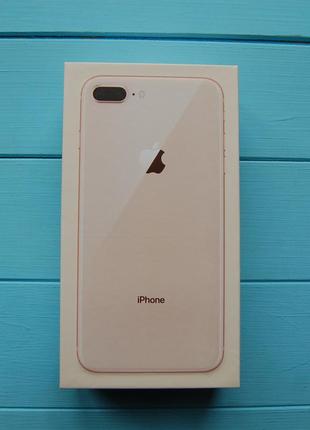 Коробка apple iphone 8 plus gold