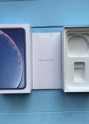 Коробка apple iphone xr blue