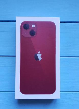 Коробка apple iphone 13 red