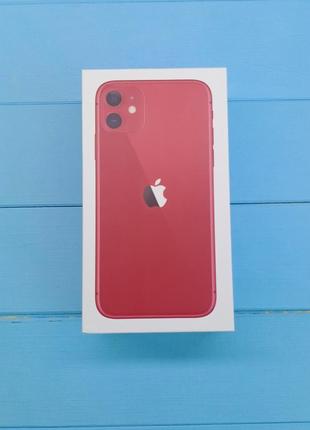 Коробка apple iphone 11 red