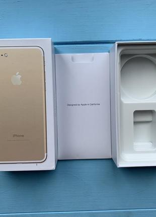 Коробка apple iphone 7 gold1 фото