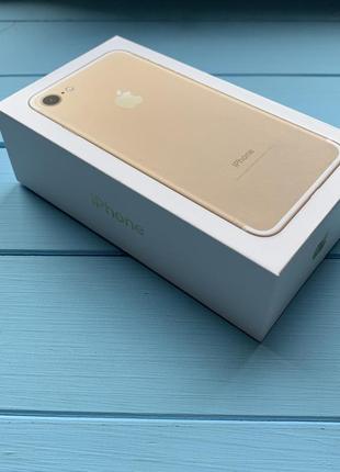 Коробка apple iphone 7 gold2 фото
