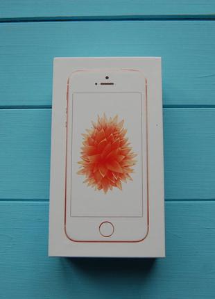 Коробка apple iphone se rose gold