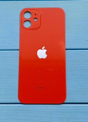 Задня панель корпуса apple iphone 12 product red big hole