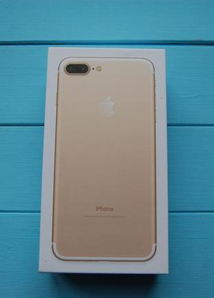 Коробка apple iphone 7 plus gold