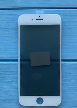 Скло корпуса apple iphone 6s з рамкою, oca плівкою, поляризаці...