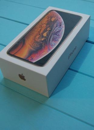 Коробка apple iphone xs gold4 фото