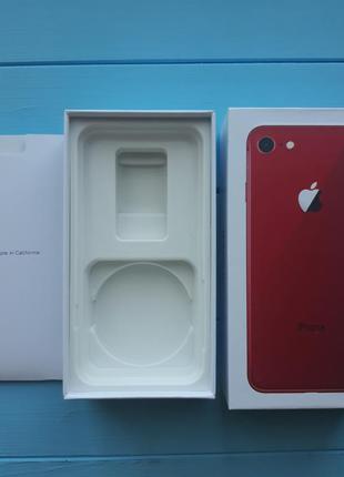 Коробка apple iphone 8 red1 фото