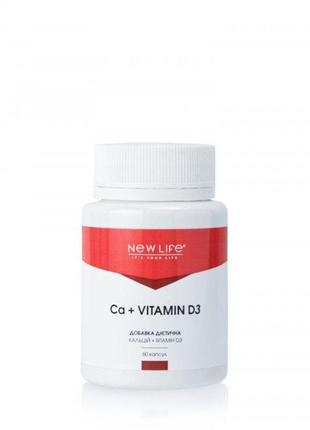 Кальцій з вітаміном д3 / ca+ vitamin d3, нова життя / new life...