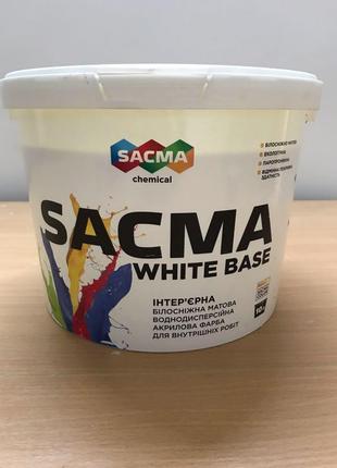 Фарба акрилова біла sacma white base