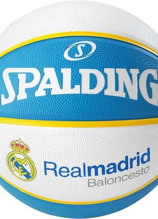 М'яч баскетбольний spalding el team real madrid size 7