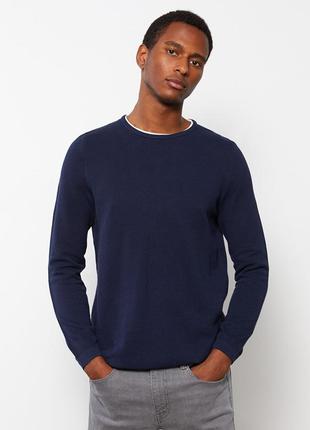 Lcw casual вязаный мужской свитер с круглым вырезом - s3 фото