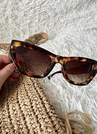 Трендовые солнечные очки леопардовые 😎4 фото