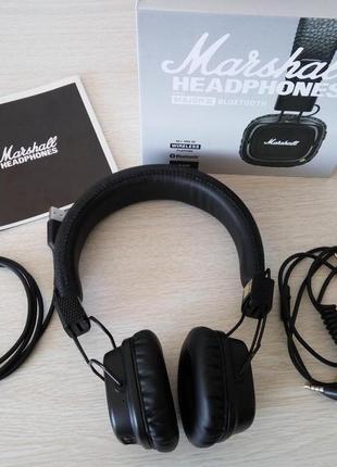 Навушники з мікрофоном marshall major ii bluetooth black2 фото