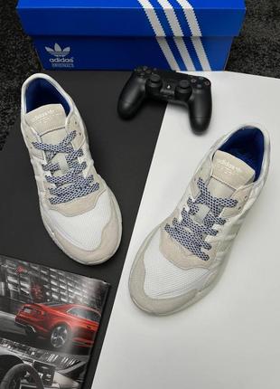 Мужские кроссовки adidas nite jogger white3 фото
