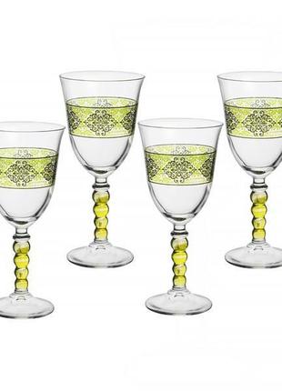 Набір з 6-ти келихів "шарм верде" 260 мл