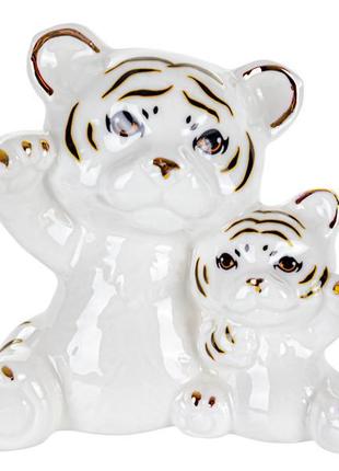 Фігурка декоративна "тигр з дитиною" 9см