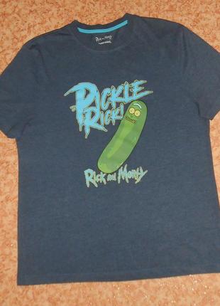 Футболка pickle rick/огурчик рик/rick and morty/рик и морти3 фото