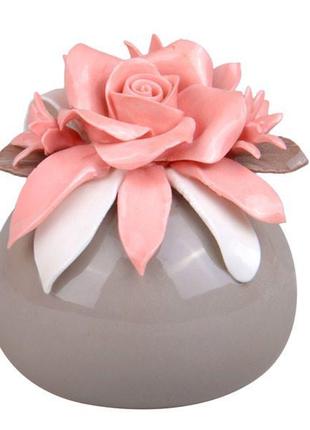 Ваза парфумерна "пильна троянда" 10см