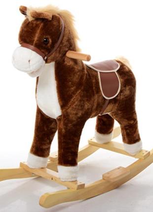 Музична конячка — гойдалка для дитини 73 х 63 х 34 см2 фото