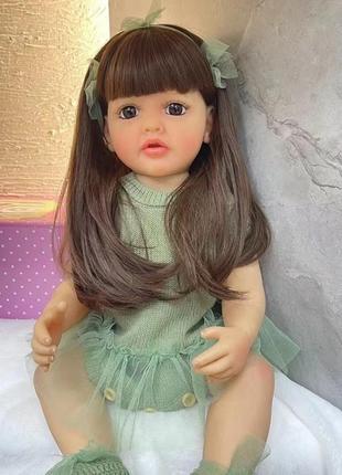 Силіконова колекційна лялька реборн reborn дівчинка соня (віні...