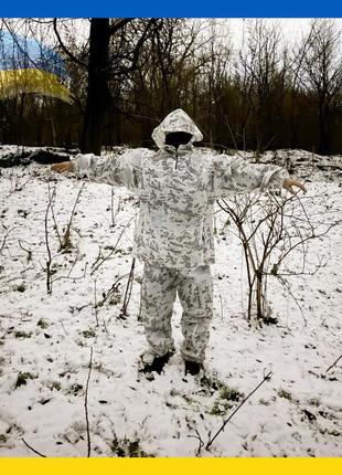 Тактичний костюм маскувальний маскхалат зимовий multicam alpine2 фото