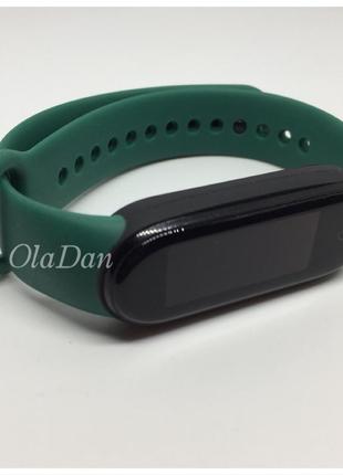 Ремешок mi band 5 mi band 6 силиконовый двухцветный1 фото