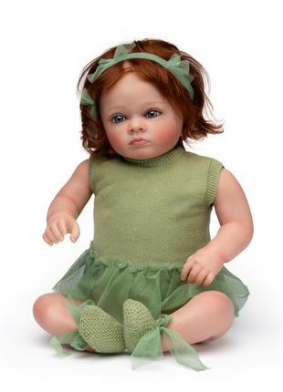 Силіконова колекційна лялька реборн reborn дівчинка меггі (він...