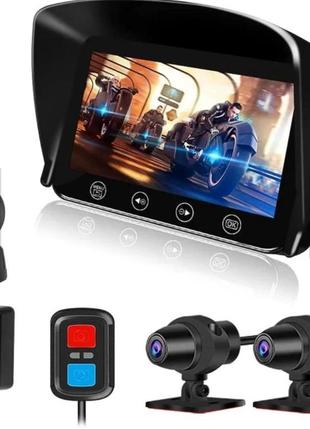 Vsysto мотоцикл dashcam мотоциклетна камера 1080p подвійний об’єктив п