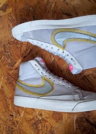 Высокие сникерсы кроссовки кеды кеды nike blazer mid ntg 77 cz8105-1002 фото