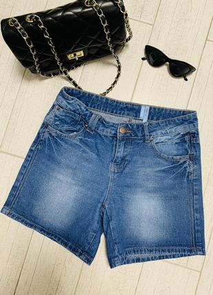 Женские базовые джинсовые шорты new look1 фото