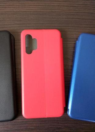 Чохол-книжка до телефона samsung a32 (a325), premium leather c...