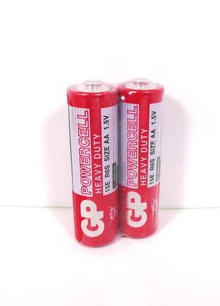 Батарейка gp powercell аа пальчикова/ ціна за 1 шт. сольова ба...